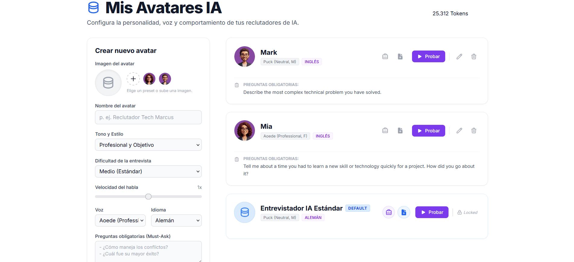 Paso 1: Configurar el entrevistador de IA Paso 1: Configurar el entrevistador de IA