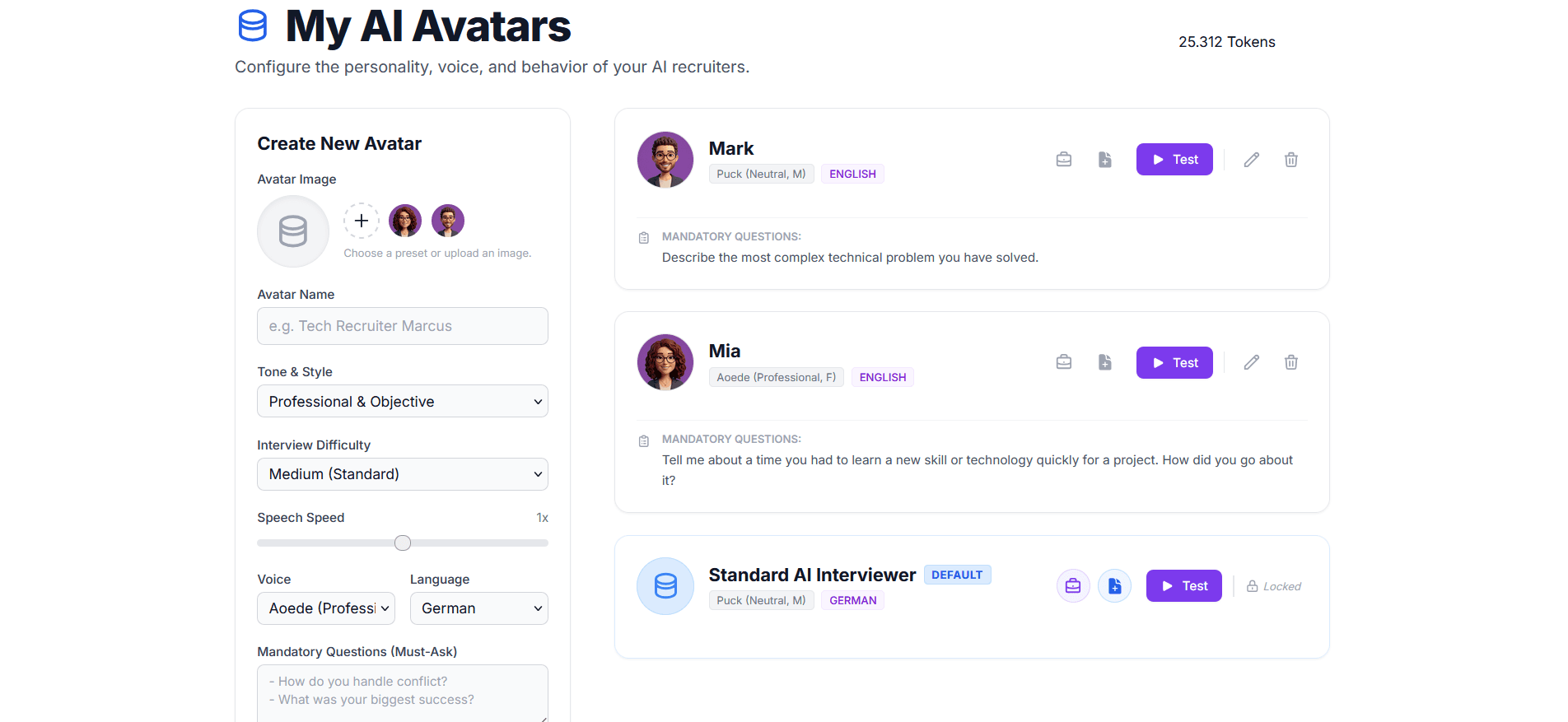 Step 1: Configure the AI Interviewer Step 1: Configure the AI Interviewer