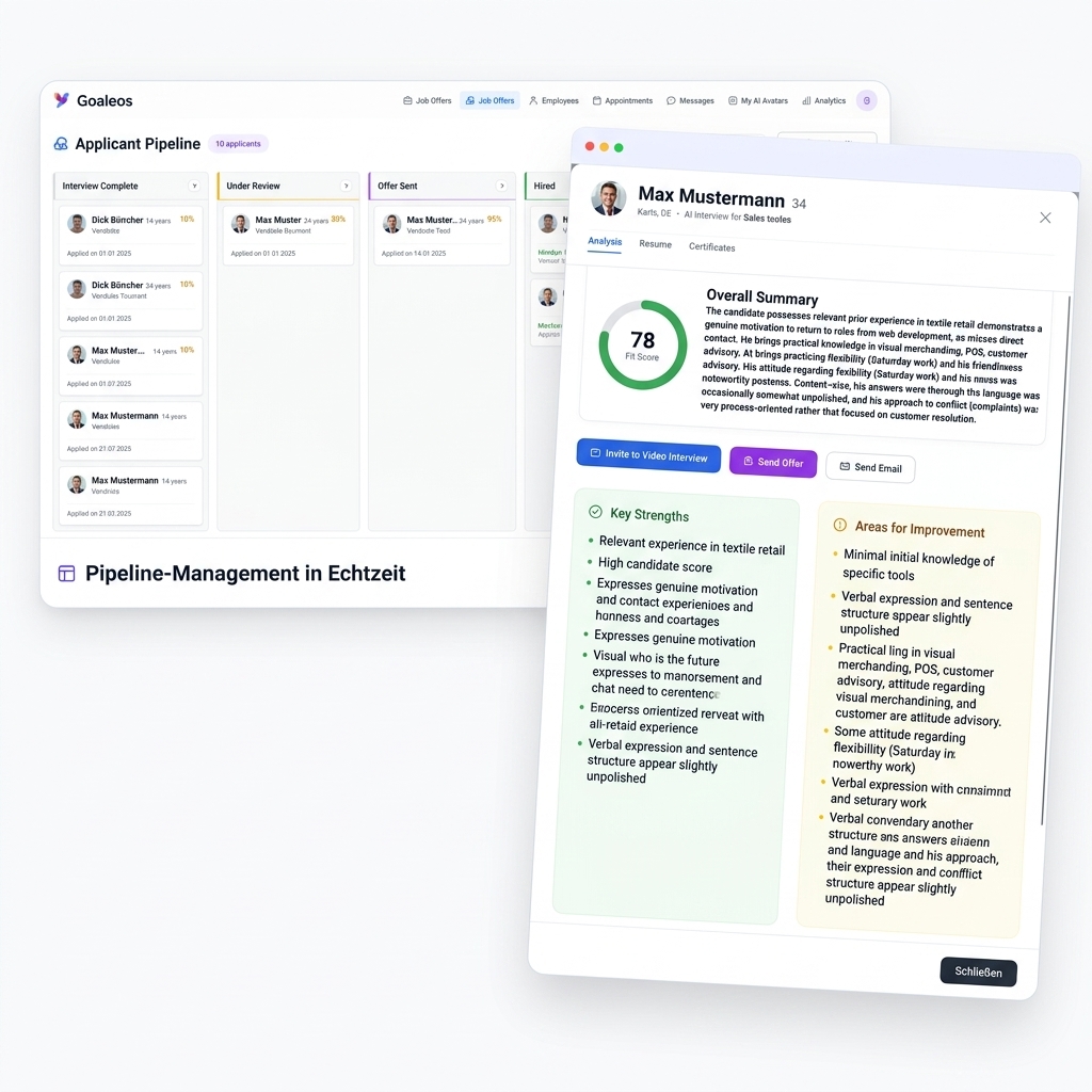 Holographic candidate interface